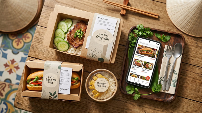 Khác biệt hóa qua bao bì, bày trí và tối ưu Delivery