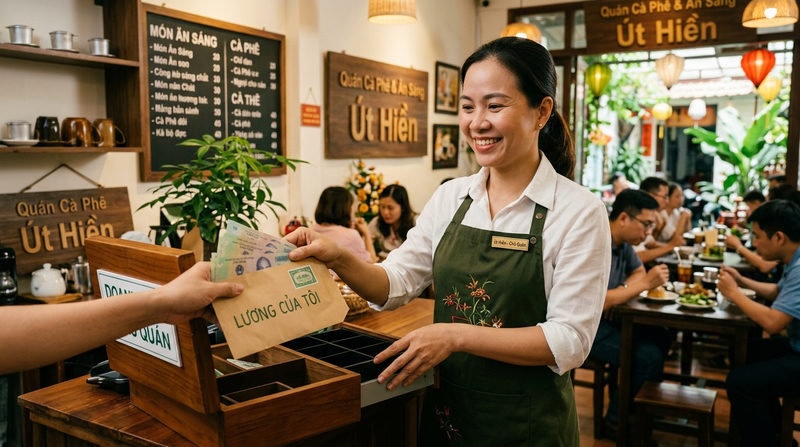 Làm thế nào để trả lương cho chính mình khi làm chủ quán?