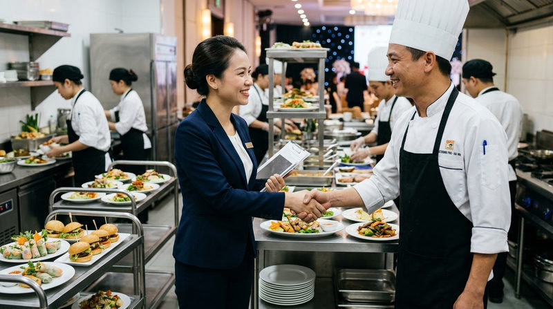 Lợi ích vượt trội khi sử dụng dịch vụ catering chuyên nghiệp