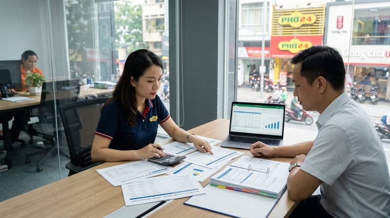 Quy trình 5 bước thẩm định năng lực tài chính đối tác franchise