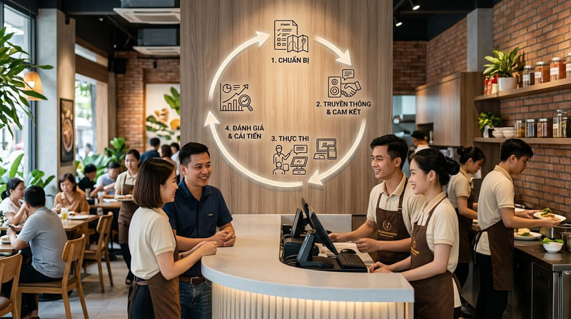Quy trình triển khai chiến lược quản lý sự thay đổi hiệu quả