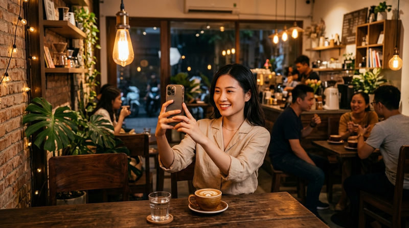 Ánh sáng quán cafe ảnh hưởng gì đến khách hàng và doanh thu?
