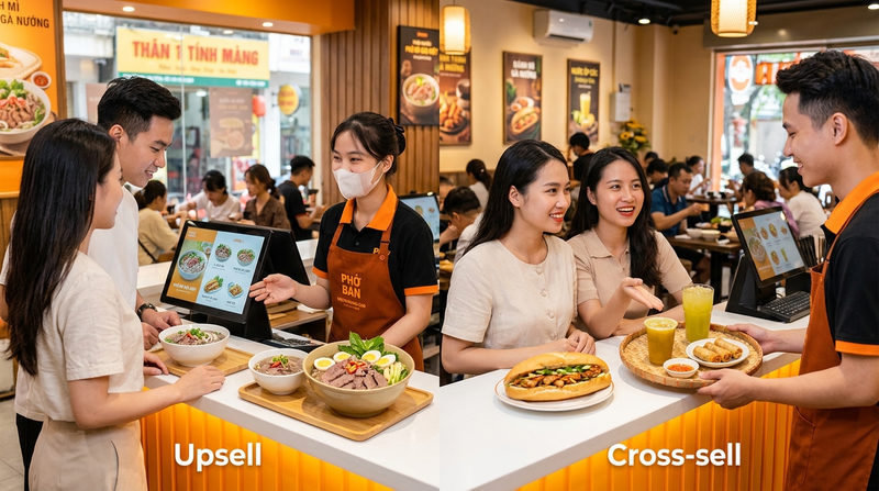 Cross Sell Trong F&B Là Gì? Phân Biệt Với Upsell