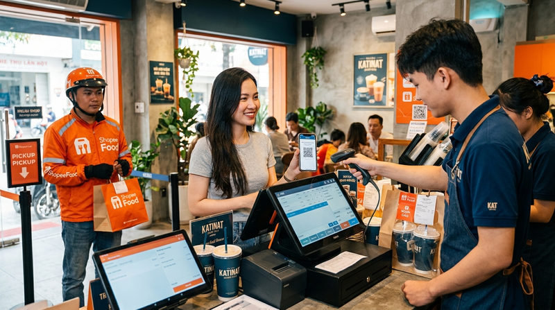 Đồng bộ tích điểm đa kênh tại quầy và app giao hàng là gì?