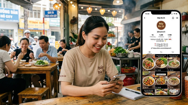 Hiểu thuật toán TikTok ẩm thực & Tối ưu Profile chuẩn SEO