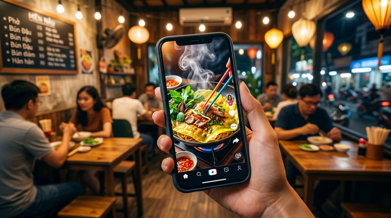 Hook Quảng Cáo Quán Ăn Là Gì Và Tại Sao Định Đoạt 3 Giây Đầu Tiên?
