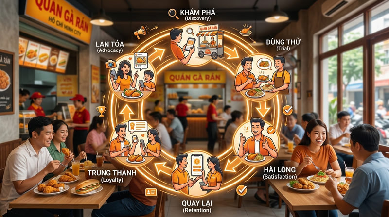 Quản trị vòng đời khách hàng trung thành trong F&B là gì?