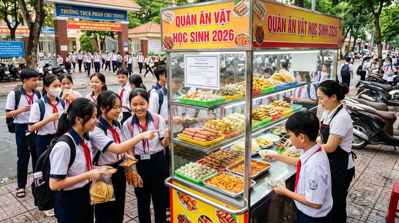 Tiêu chí cốt lõi khi xây dựng menu ăn vặt học sinh