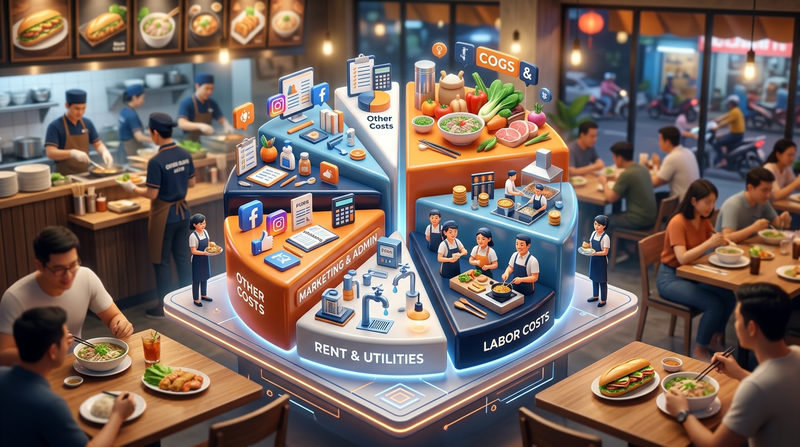 Tổng quan các loại chi phí vận hành chính trong ngành F&B