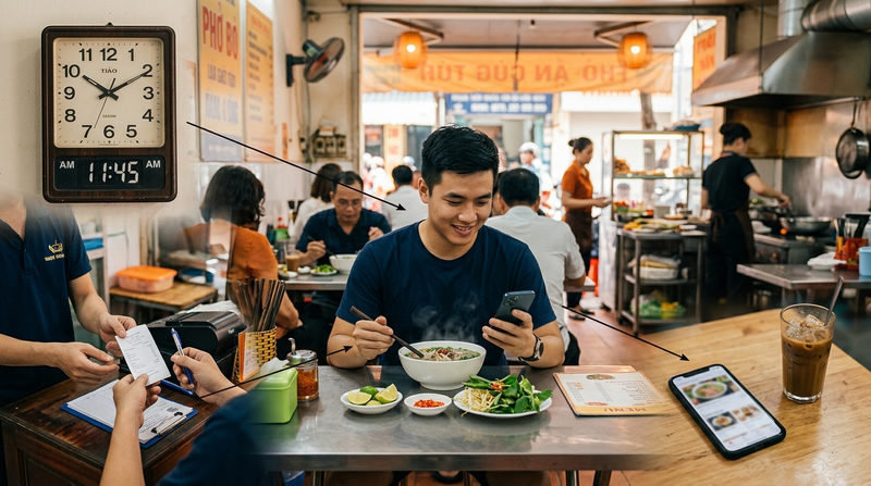 Dữ liệu hành vi khách hàng F&B bao gồm những chỉ số nào?