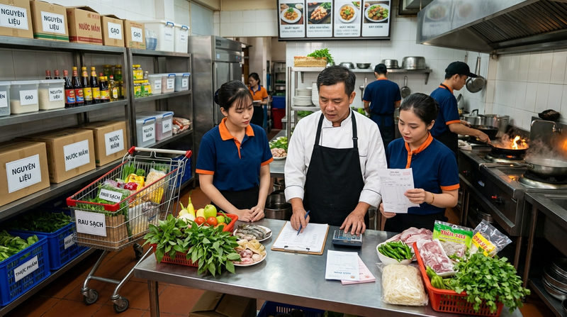 Food cost là gì? Công thức tính và cách xây dựng định mức nguyên vật liệu