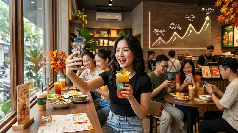 Tại sao các thương hiệu F&B liên tục ra mắt đồ uống, món ăn theo mùa?