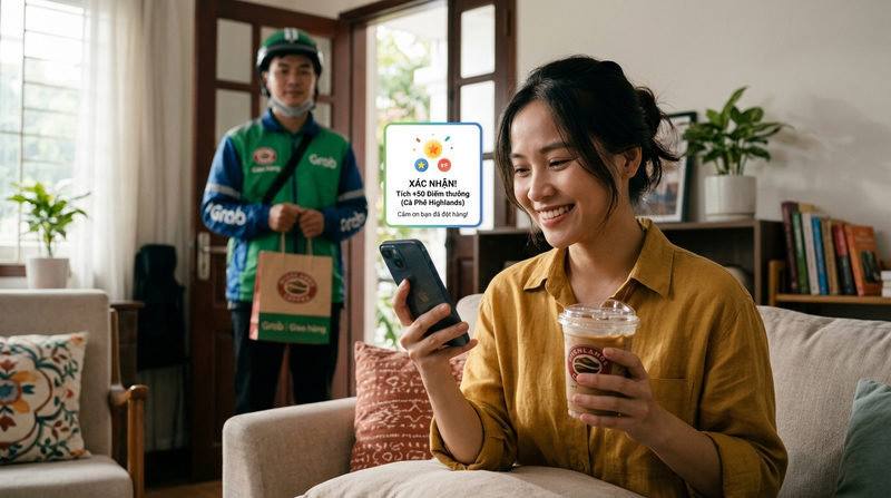 Tại sao cần đồng bộ tích điểm giữa mua tại quầy và qua app giao hàng?
