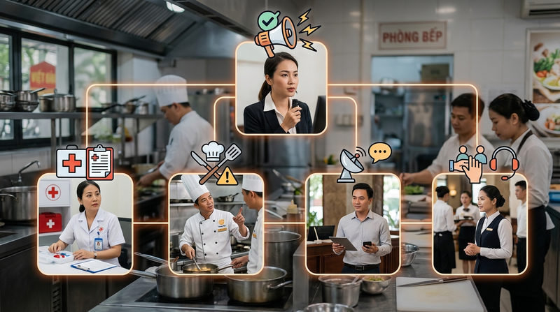 Thành lập ban chỉ đạo và phân công trách nhiệm khi có sự cố