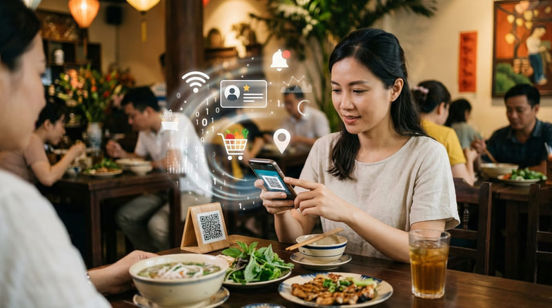 Các kênh thu thập dữ liệu khách hàng tại nhà hàng tự nhiên, hiệu quả
