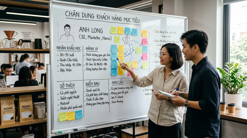 Cách xác định chân dung khách hàng mục tiêu quán cafe ngách