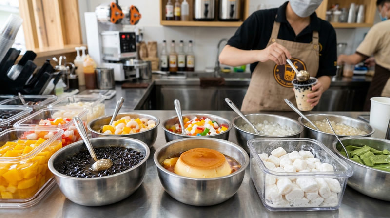 Danh sách các loại topping trà sữa hot không thể thiếu