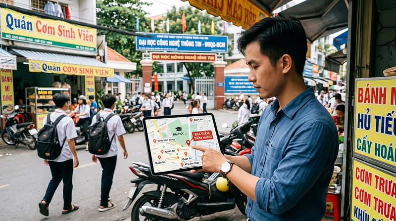 Kinh nghiệm chọn mặt bằng đắc địa gần trường đại học