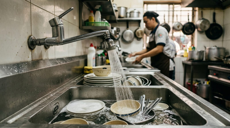 Mẹo tiết kiệm nước quán cafe, nhà hàng hiệu quả