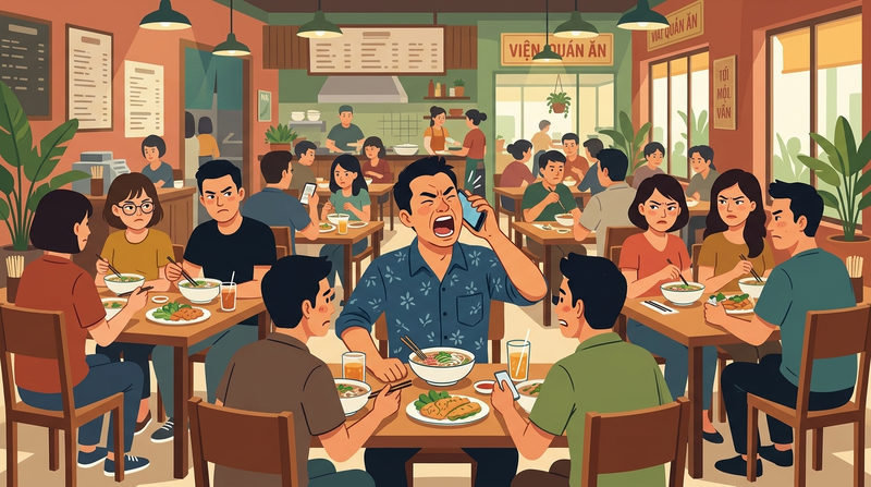 Những hành vi kém duyên cần tránh nơi ăn uống công cộng