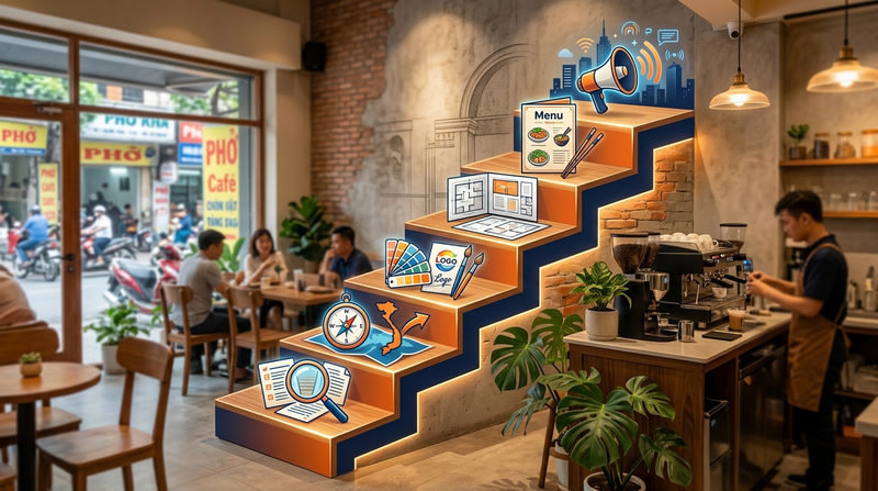 Quy trình 6 bước tái định vị thương hiệu F&B chuẩn xác