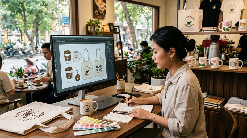 Quy trình triển khai sản xuất merchandise F&B từ A-Z
