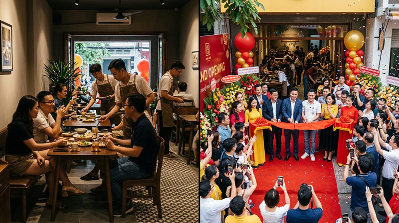 So sánh chi tiết: Sự khác nhau giữa Soft Opening và Grand Opening
