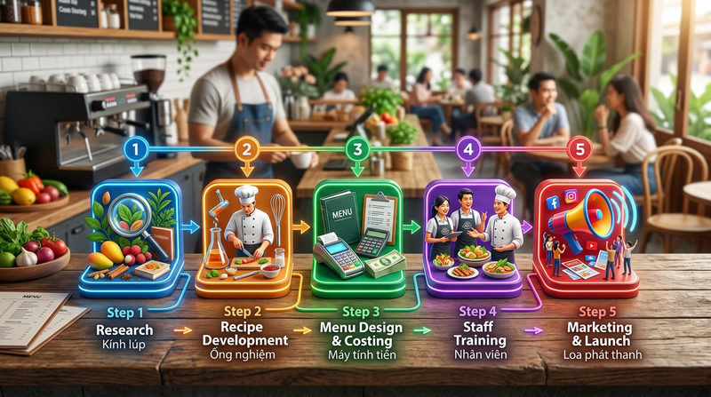 5 bước thiết kế menu seasonal và chiến lược marketing F&B bùng nổ