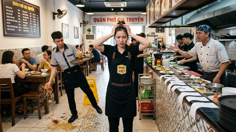 Cách quản lý nhân sự quán: Lỗi thường gặp