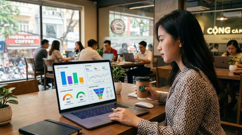 Đo lường KPI và tối ưu hóa điểm chạm thương hiệu đa kênh