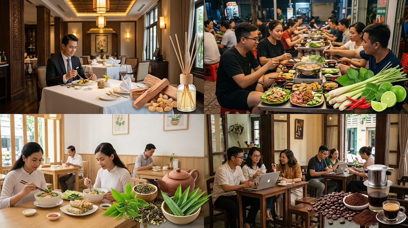 Gợi ý lựa chọn tinh dầu cho quán ăn theo từng mô hình