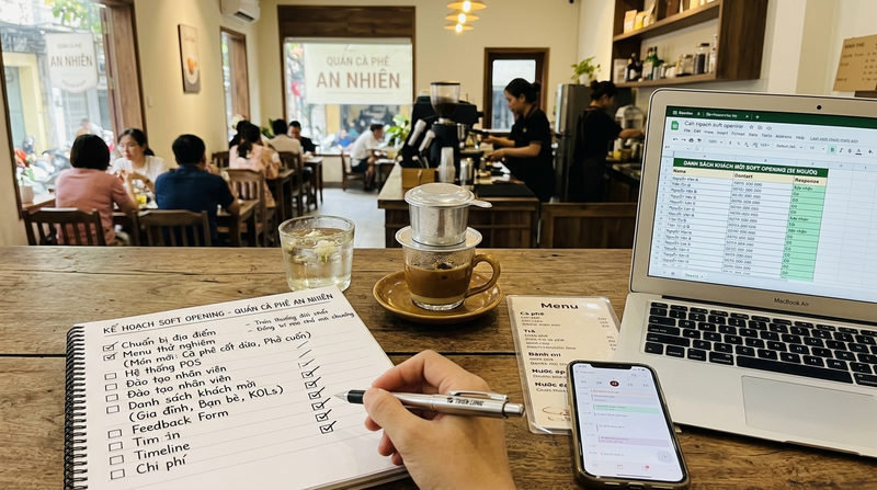 Hướng dẫn các bước lập kế hoạch tổ chức Soft Opening hiệu quả