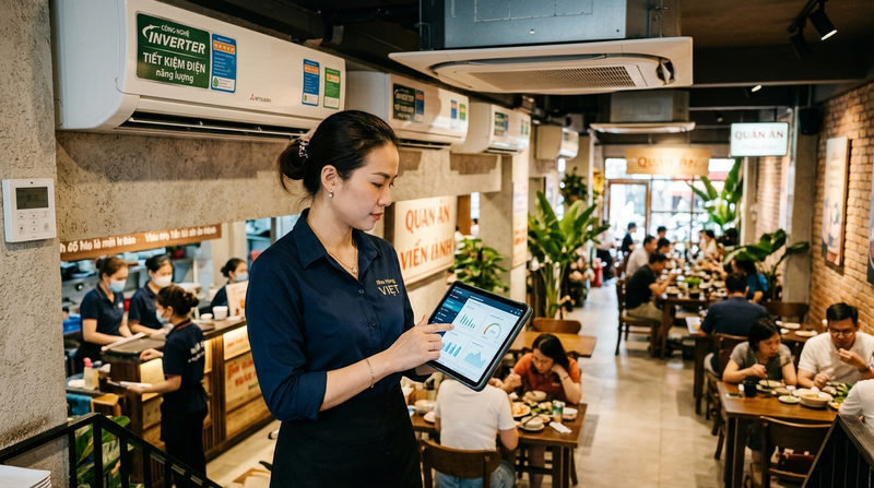 Nâng cấp thiết bị tiết kiệm điện nhà hàng: Có nên đầu tư?