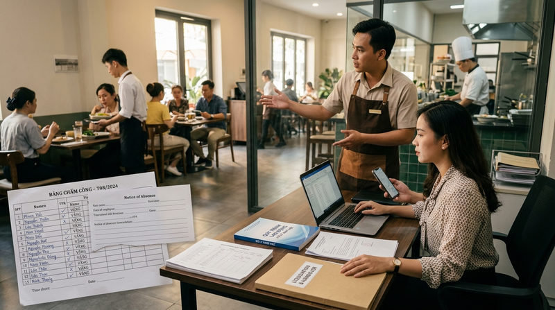 Quy trình 4 bước xử lý nhân viên nghỉ ngang chuẩn cho HR