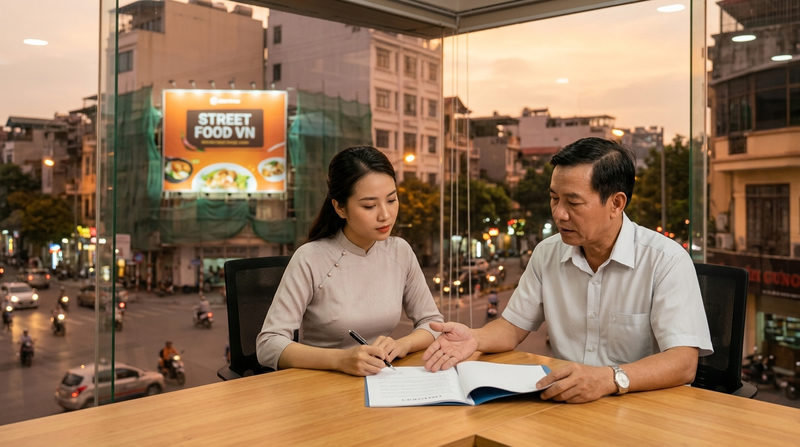 Rủi ro khi thuê biển quảng cáo và tranh chấp hợp đồng dân sự
