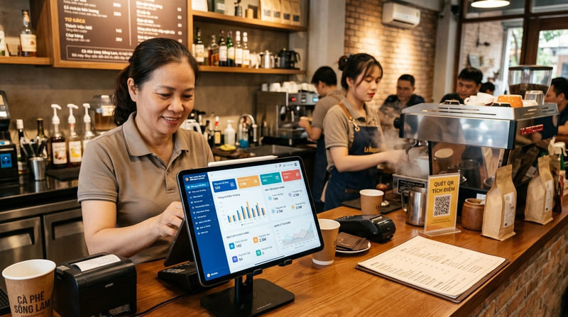 Top 5 phần mềm quản lý tích điểm quán cafe tốt nhất 2026