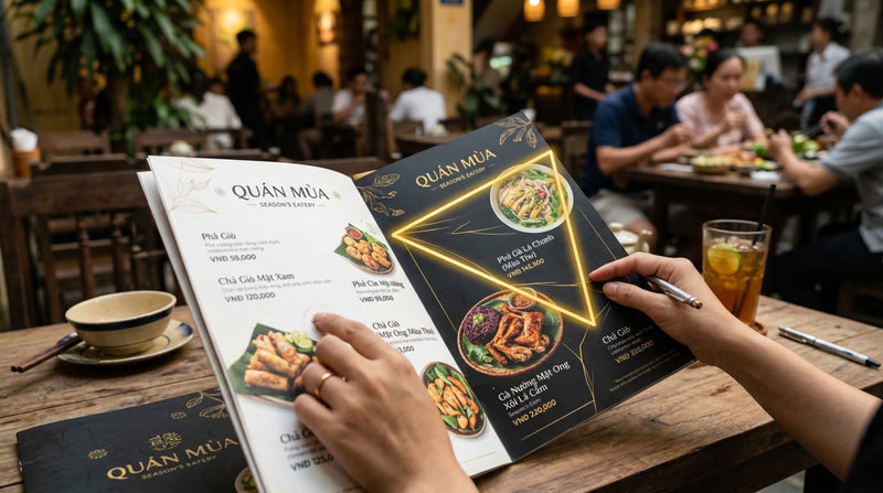Ứng dụng Menu Engineering để thiết kế thực đơn kích thích doanh số